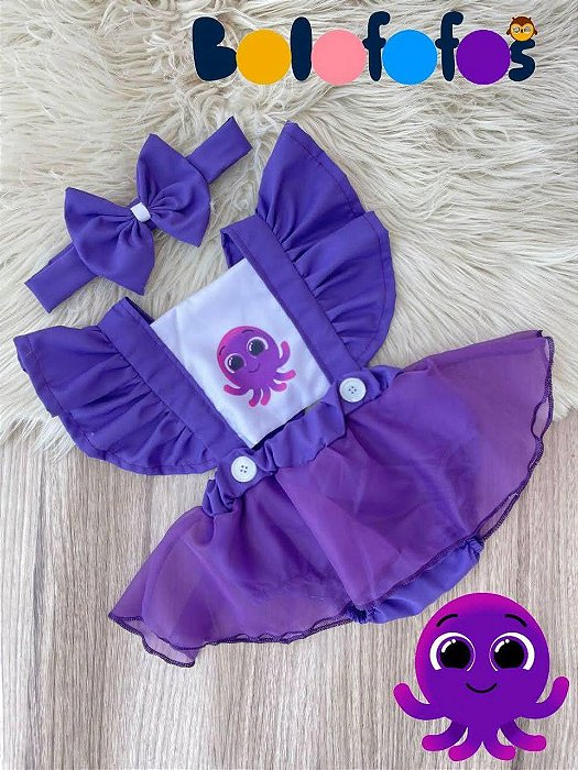 ROMPER BOLO FOFOS+ LAÇO DE CABELO 01