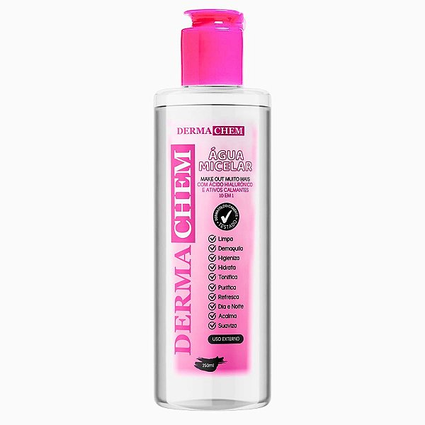 Dermachem Água Micelar Make Out Com Ácido Hialurônico 250ml