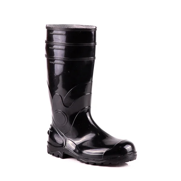 BOTA PVC PRETA CANO LONGO BRACOL 85BPL600 - CA 37455
