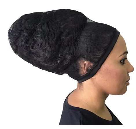 Touca de Tela para Cabelos Afro e Volumosos - pacote com 5 unidades