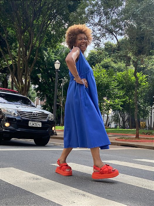 Vestido Bernadete - Azul