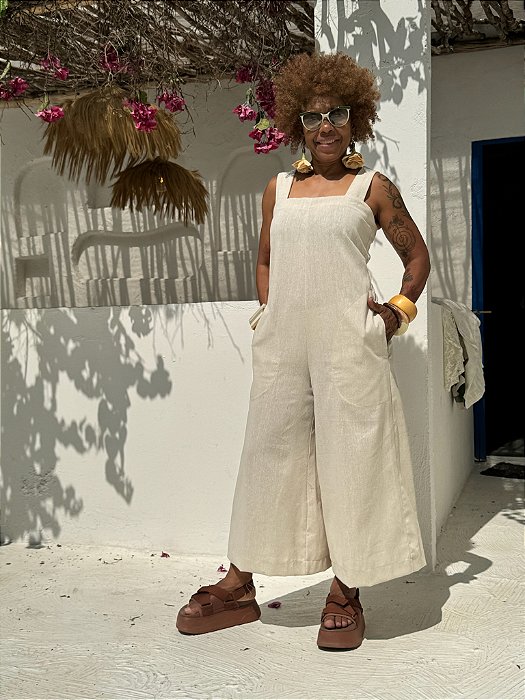 Macacão Paraty - Cru