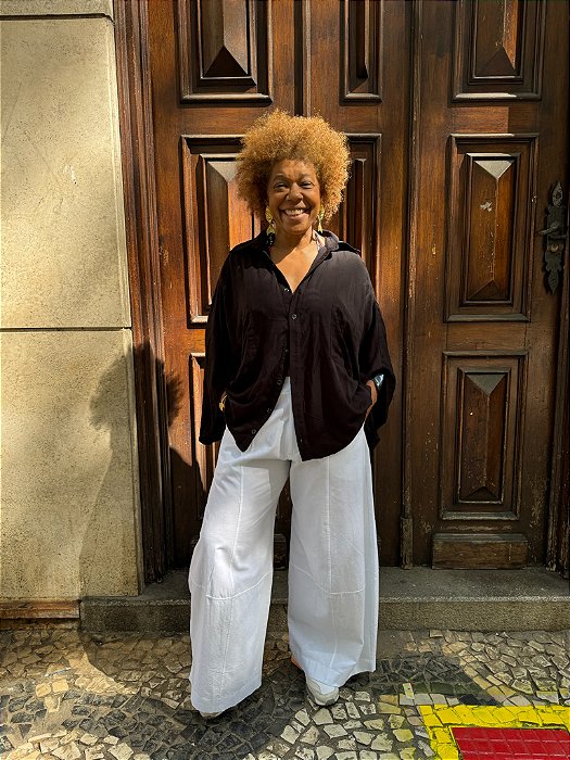 Camisa Leda Martins - Preta