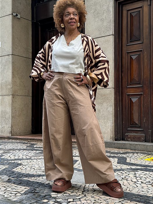 Calça Maya - Café com Leite