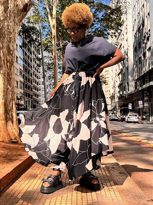 Saia Calça Mafalda - Estampada
