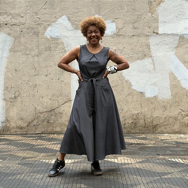 Vestido Odoya - Jeans Escuro