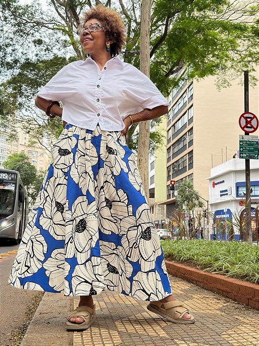 Saia Neusa - Estampada