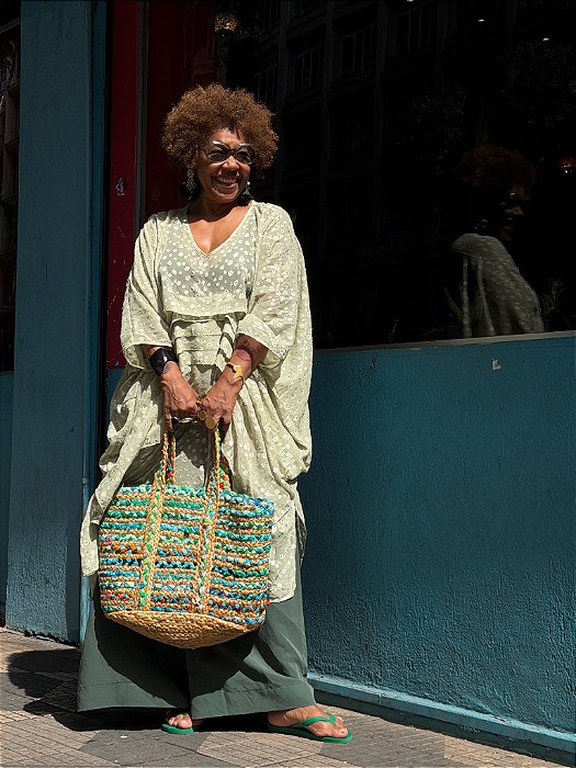 Túnica Fabiana Cozza - Verde Alecrim