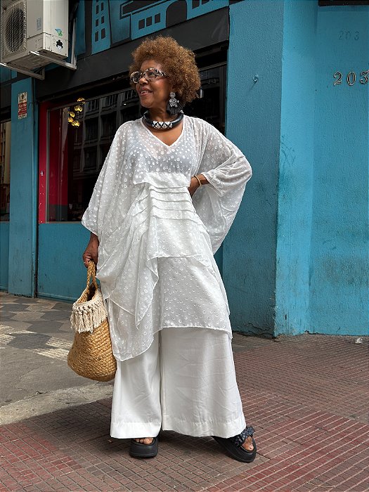 Túnica Fabiana Cozza - Branca