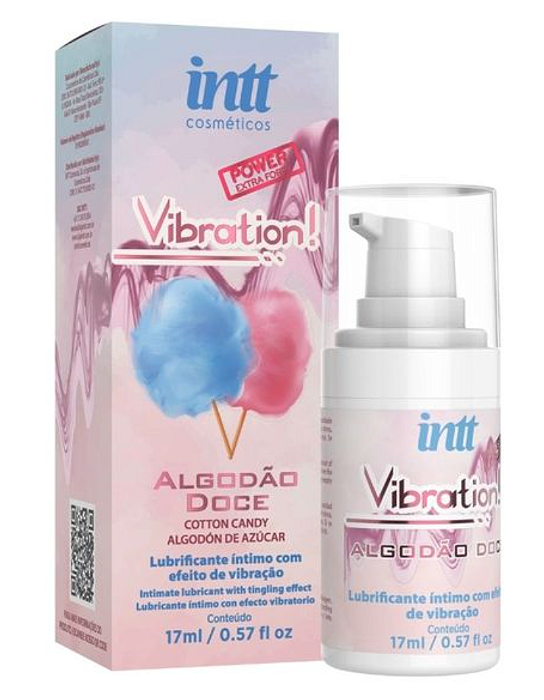 Vibration Power Algodão Doce - Lubrificante estimulante (jambu)