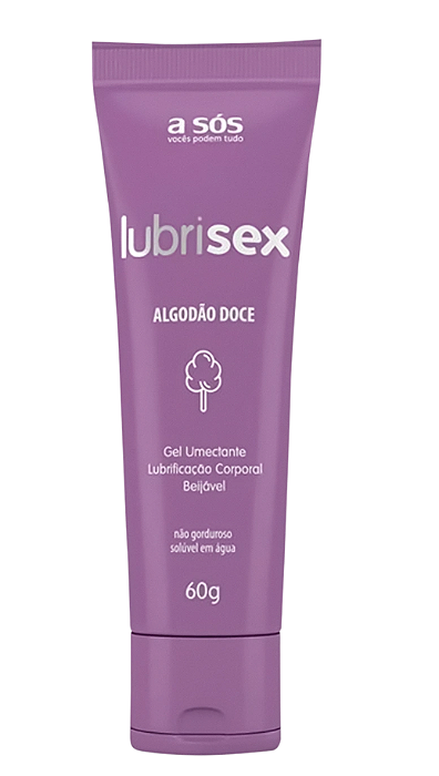 Gel Lubrificante e Beijável de Algodão doce