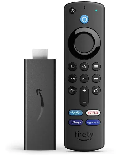 Amazon Fire Tv Stick 3 Ger Full Hd 1080p Bi Volt Cor Preto Tipo de controle remoto De voz Alexa