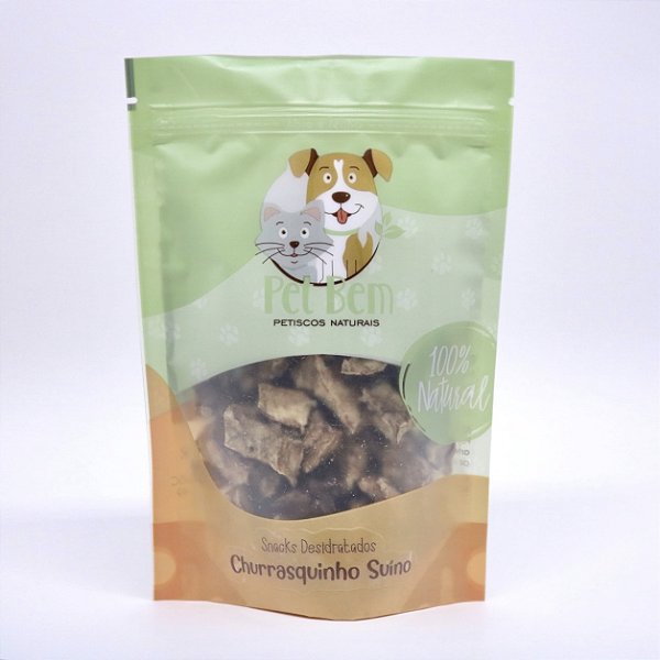 Churrasquinho suíno - Pulmão suíno 25g Pet Bem