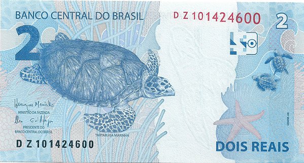 2 reais DZ - reposição - baixa tiragem