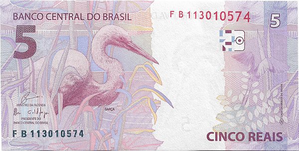 5 reais FB (Guardia e Goldfajn) FE
