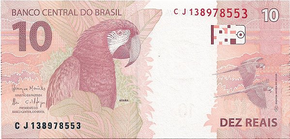 10 reais CJ - Baixa Tiragem FE