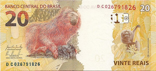 20 reais DC (Levy e Tombini) FE