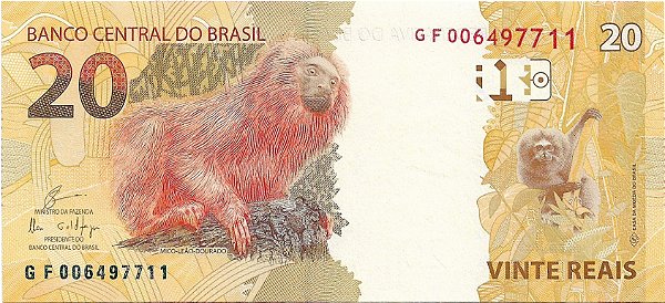 20 reais GF (Guardia e Goldfajn) FE