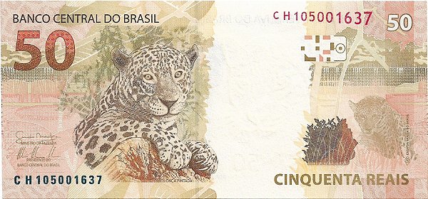 50 reais CH (Mantega e Tombini) FE