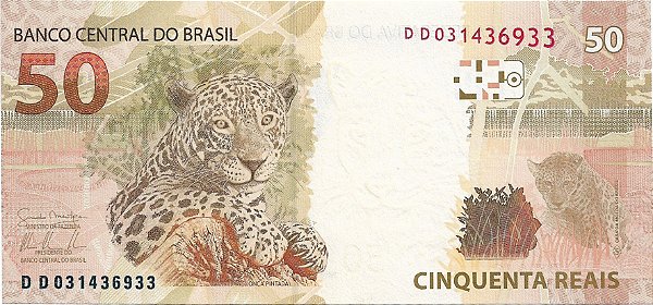 50 reais DD (Mantega e Tombini) FE