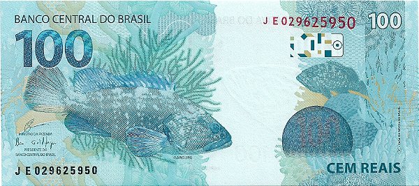 100 reais JE (Guardia e Goldfajn) FE