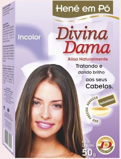 Divina Dama Henê Pó 50g Incolor