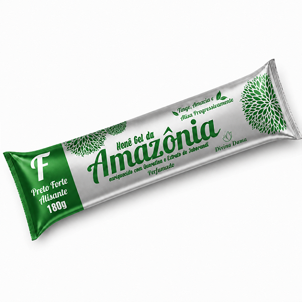 Amazônia Henê Gel 180g Preto Forte