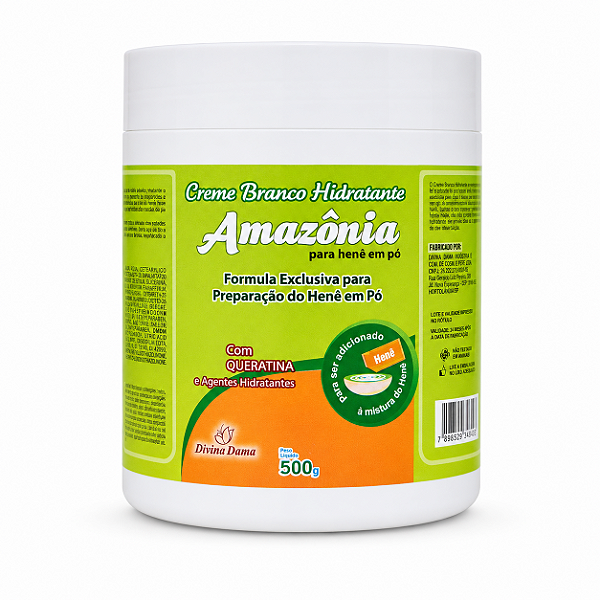 Amazônia Creme Branco Hidratante para Henê 500g