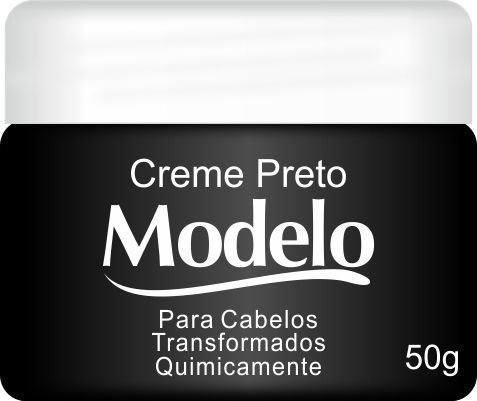 Modelo Creme Preto 50g