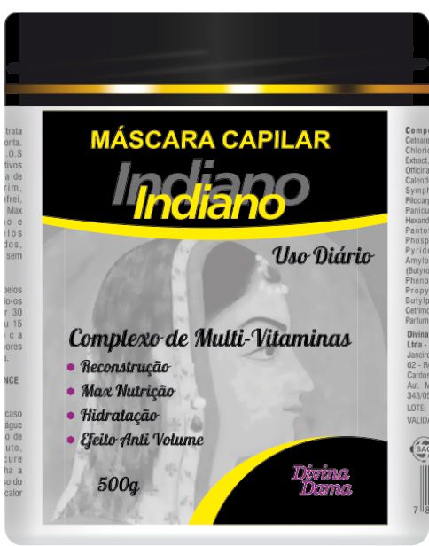 Indiano Máscara Capilar 500gr