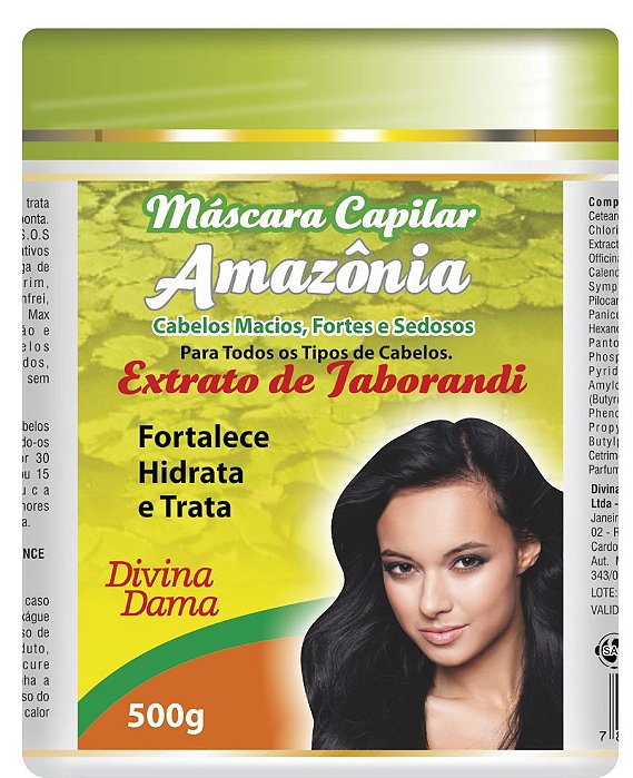 Amazônia Máscara Capilar 500g  - Extrato de Jaborandi