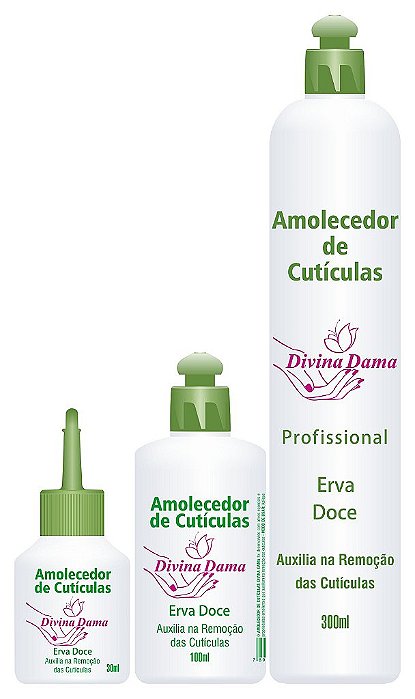 Amolecedor de Cuticulas Divina Dama Erva Doce  30ml