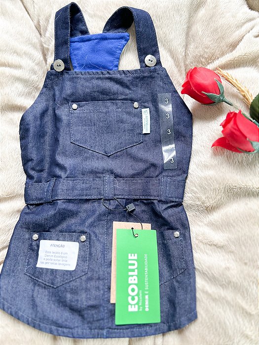 Roupa Para Pet: Jardineira Linha Ecológica Milli Mania