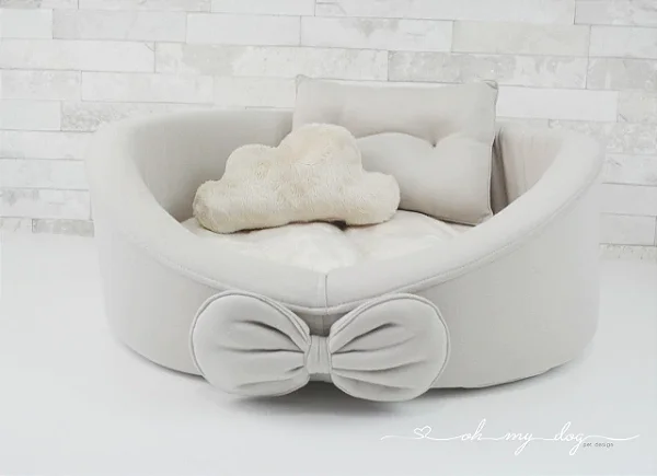 Cama Pet: Cama Europa Pele Creme OMD - Oh My Dog
