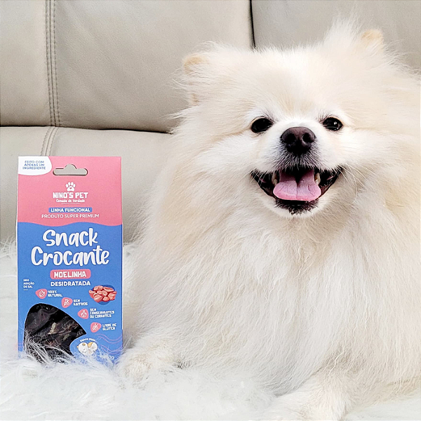 SNACK CROCANTE MOELINHA DESIDRATADA Nino's Pet