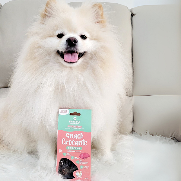 SNACK CROCANTE RIM BOVINO DESIDRATADO NINO'S PET
