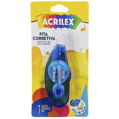 fita corretiva Acrilex 6m