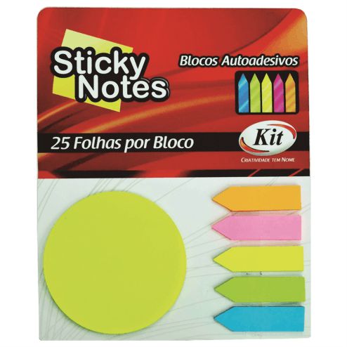 Sticky Notes blocos autoadesivos kit