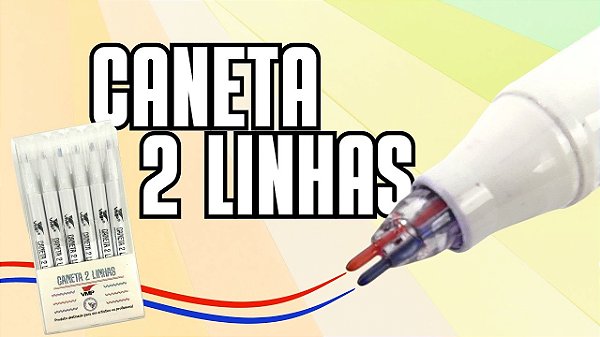 caneta duas linhas vmp