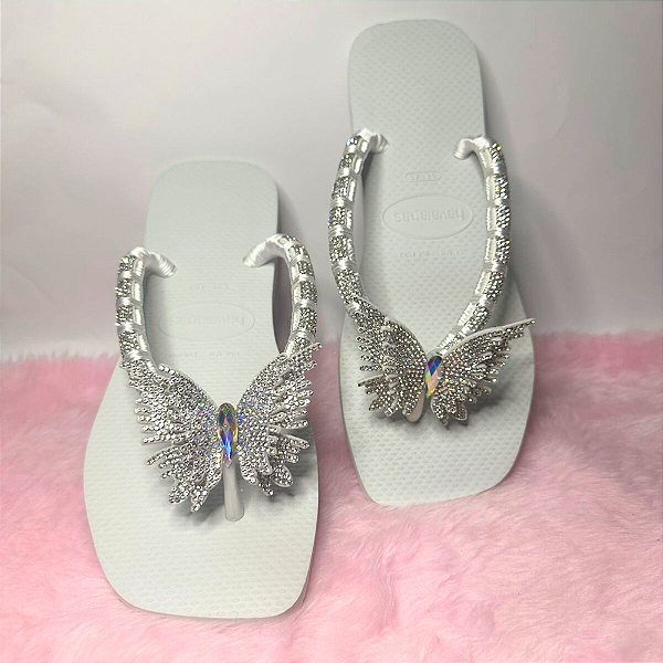 Chinelo Havaianas Decorado Square - Magia das Asas