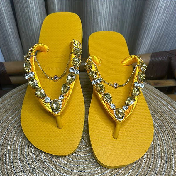 Chinelo Havaianas Decorado Top - Flor do Campo