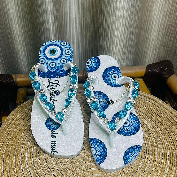Chinelo Havaianas Decorado Top - Olho Grego