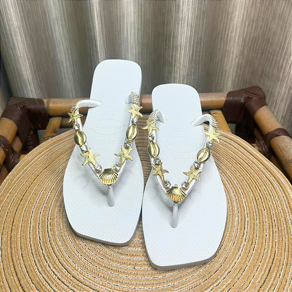 Chinelo Havaianas Decorado Square - Esplendor de Cristal