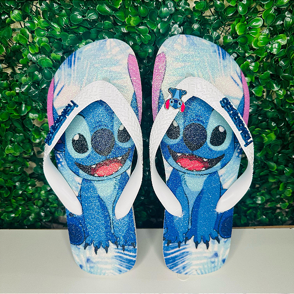 Chinelo Havaianas Decorado Top - Aloha Stitch