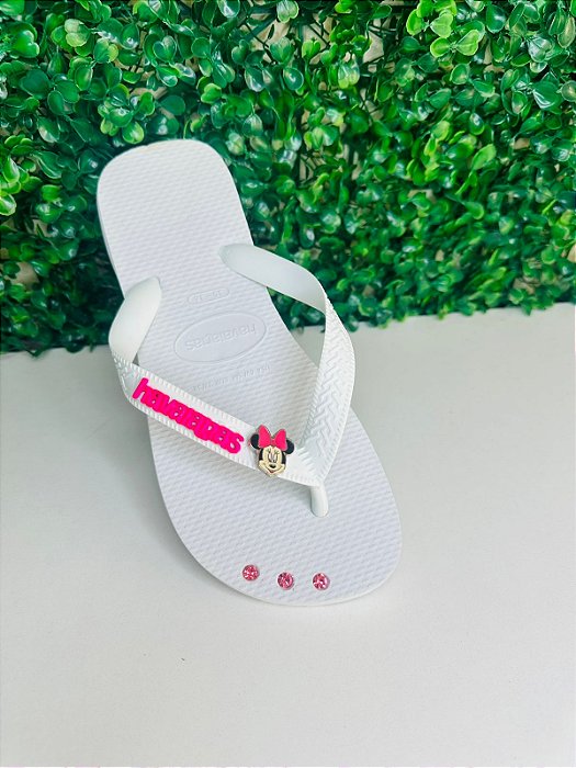 Chinelo Havaianas Decorado Square - Minnie