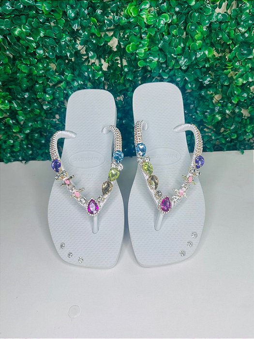 Chinelo Havaianas Decorado Square - Flamengos