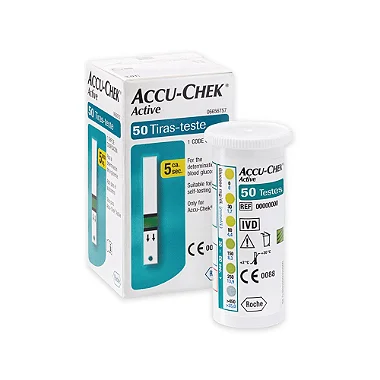 Tiras Accu Chek Active Com 50 Unidades - Roche