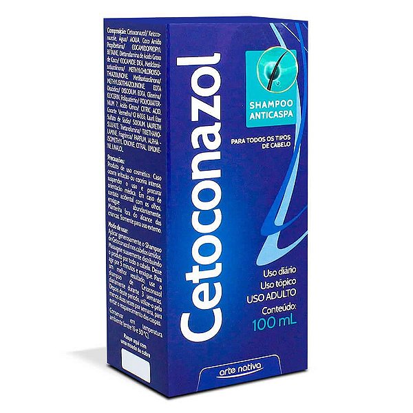 Cetoconazol Shampoo 100 Ml Arte Nativa