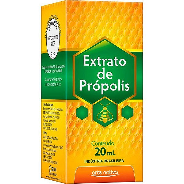 Extrato De Propolis 20 Ml Arte Nativa