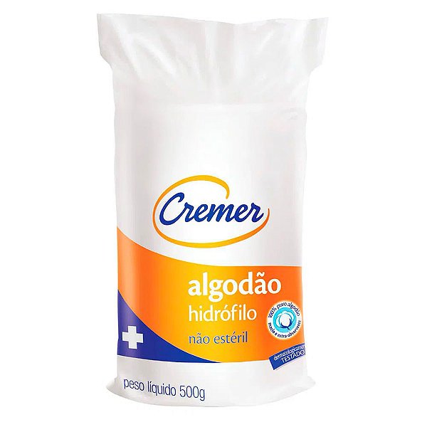 Algodão Cremer Hidrófilo 500G Cremer